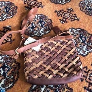 Anabaglish zip top crossbody bag